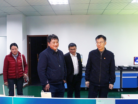 杭州市貿(mào)促會會長鄭榮新一行蒞臨勇電參觀指導(dǎo)！